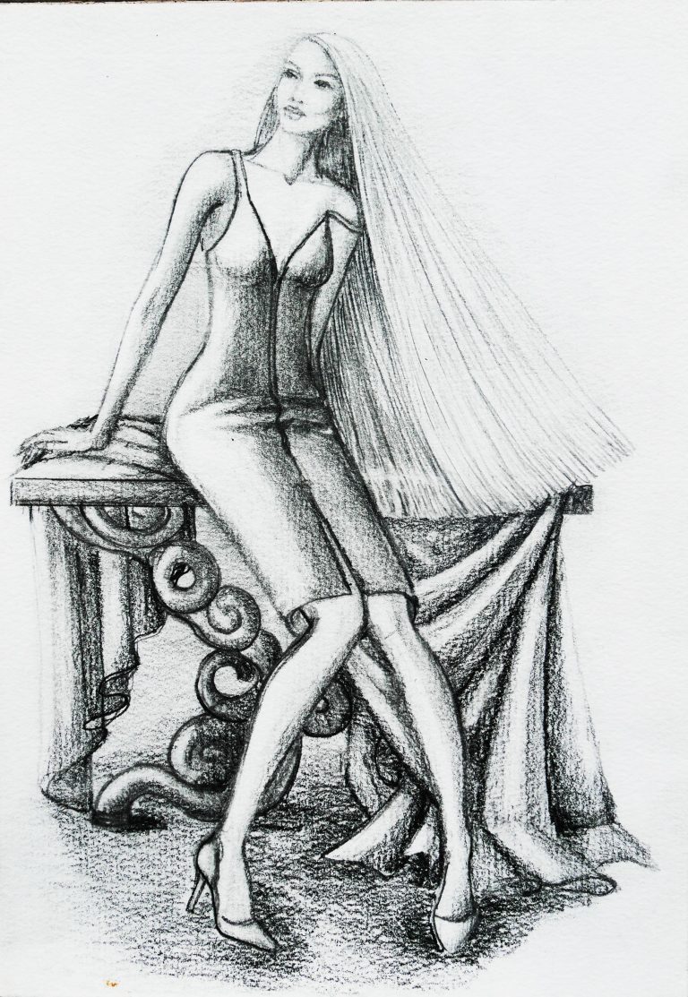 mila-talo-graphic-pencil-sketch-model-on-table