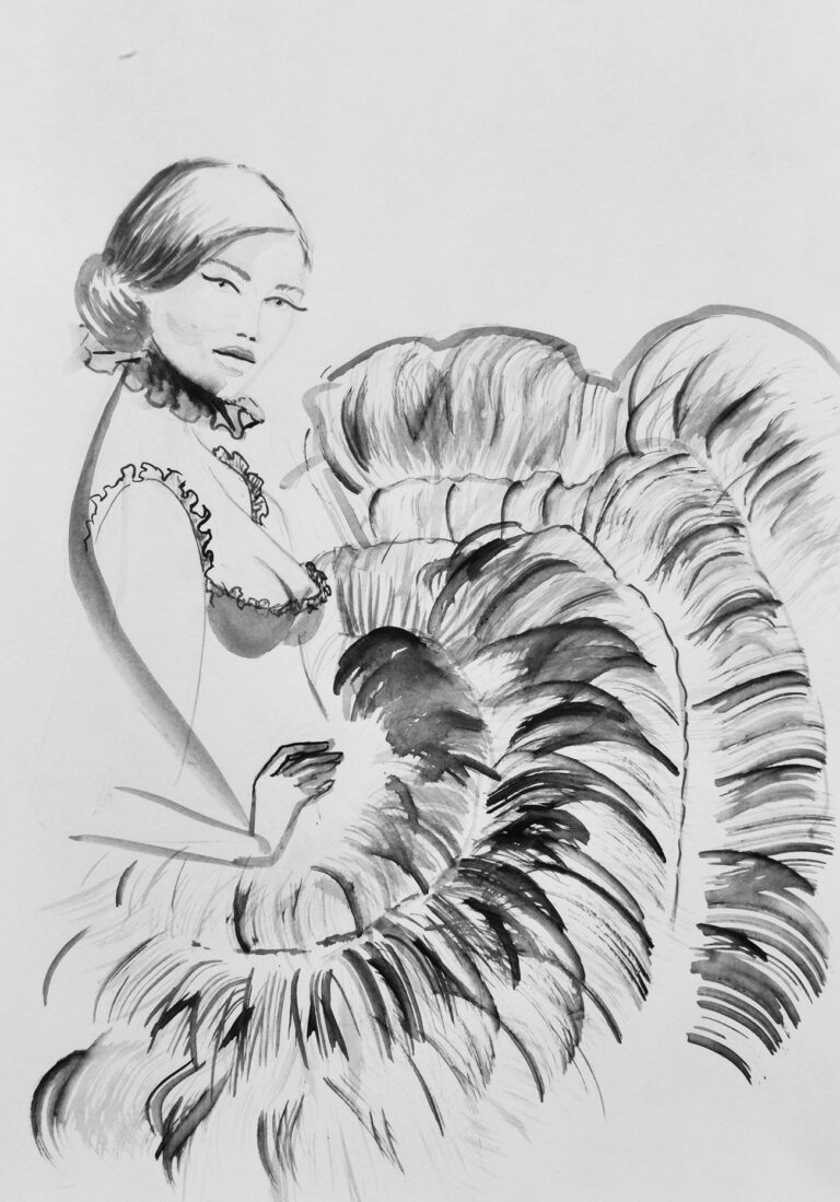 mila-talo-watercolor-monochrom-b-w-2017