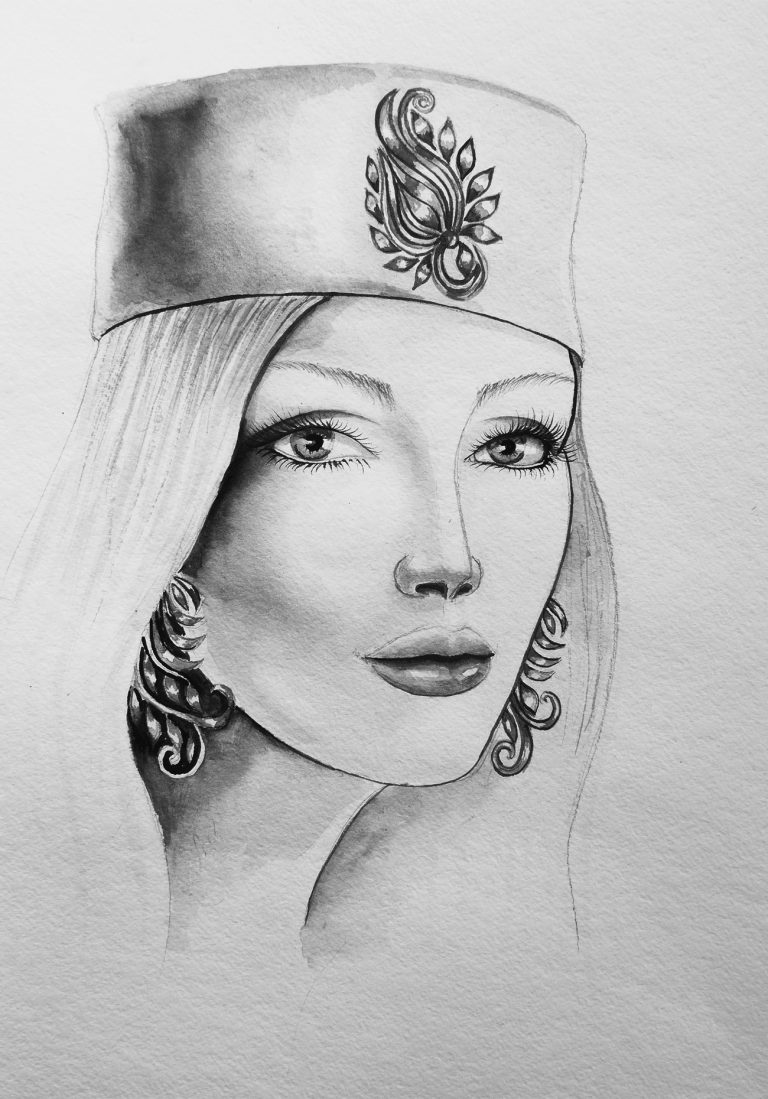 milar_talore_mono_watercolor_folk_woman_portrait_22